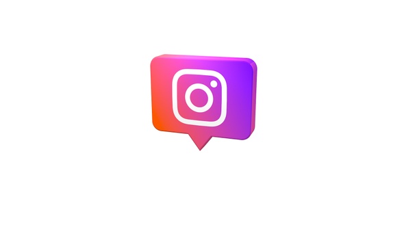 3D Instagram Icon alt