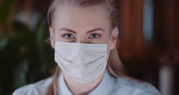 Young Woman Having Coronavirus Symptoms - Covid-19 alt