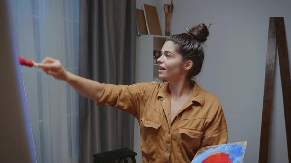 Excited Young Artist alt