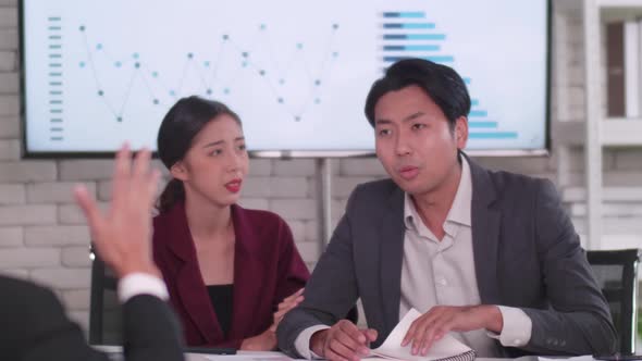 Team leader is blaming the team about the mistakes of the assigned tasks. alt