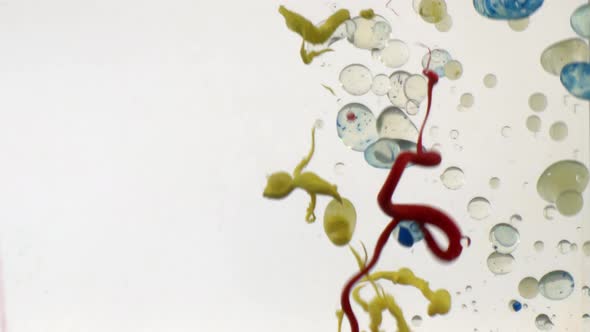 Colorful Ink Paint Drops Spreading In Water 3 alt