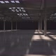 Empty warehouse hall, the light turns on. - VideoHive Item for Sale