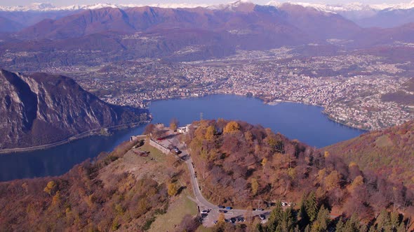 Sighignola Summit and the Balcone D'Italia Overlooking Lugano alt