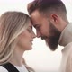 Close Up Of Loving Couple Touching Forehead Enjoying Tenderness - VideoHive Item for Sale