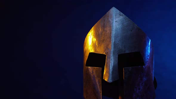 Iron Spartan Helmet Moving Right. alt