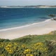 Beautiful Sand Beach and Turquoise Water in the Falkland Islands (Islas Malvinas). - VideoHive Item for Sale