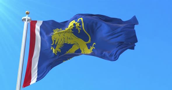 Leeuwarden Flag, Friesland, Netherlands alt