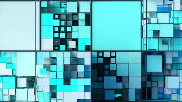 Abstract Background with Motion Cubes alt