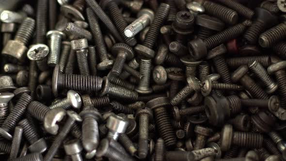 Various Old And Used Screws In A Box 1 alt