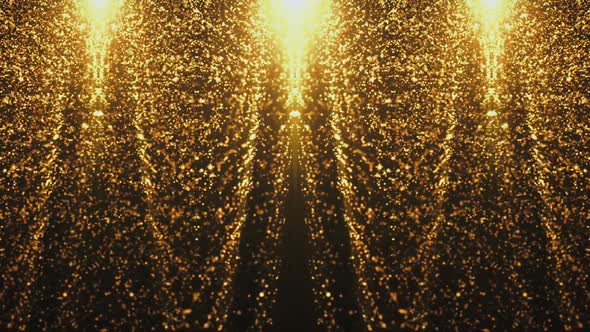 Gold Particle With Shiny Stars A-2 alt