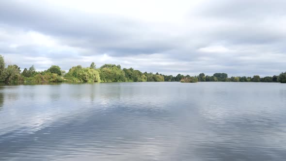 Adolfosee Lake in the morning, Ratheim ,Germany