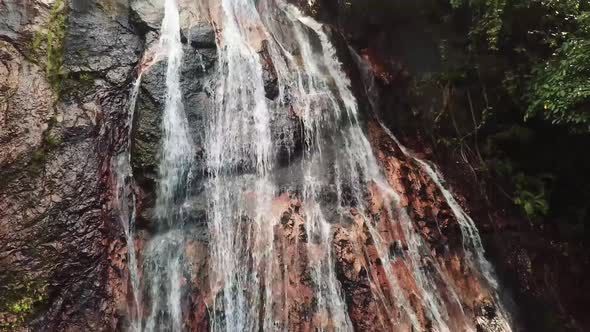 Namaung Waterfall Landscape on Koh Samui in Thailand