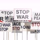 Protest against the war. Demonstration with posters. - VideoHive Item for Sale