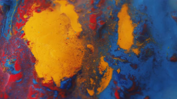 Creative Background with Abstract Acrylic Paints Painted in Waves alt