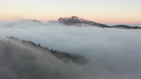 Flight Over Cloudy Mountains alt