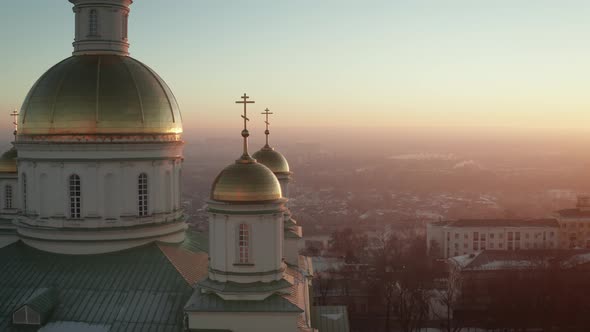 Dawn in the Winter in Penza alt