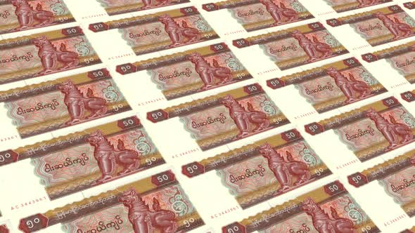 Myanmar (Burma) Money 50 Burmese Kyat 4K alt