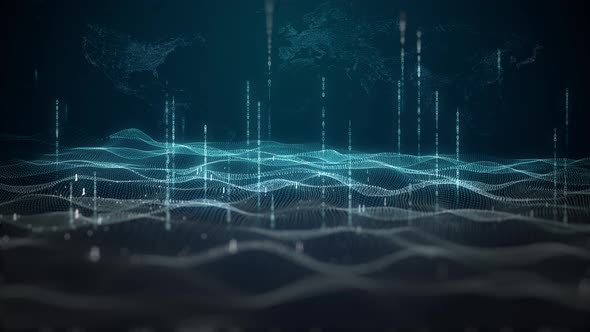 Digital Wave Binary Code