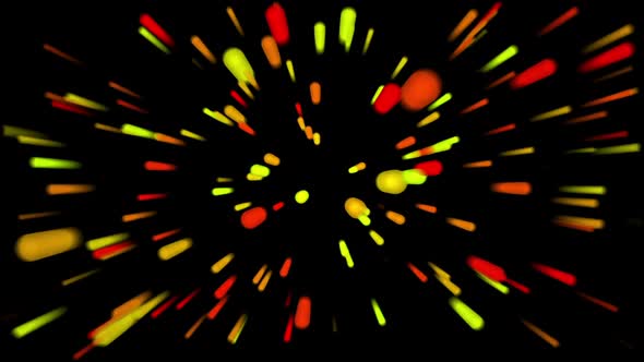 Colorful fireworks dark abstract background.