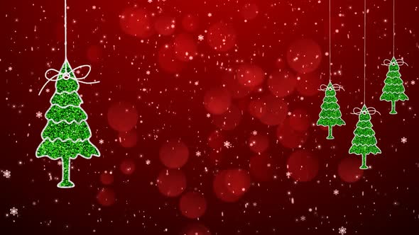 Christmas Background With Christmas Tree