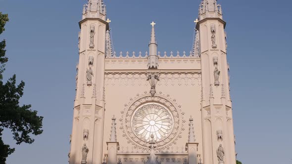 A Gothic chapel. Saint Alexander Nevsky's church