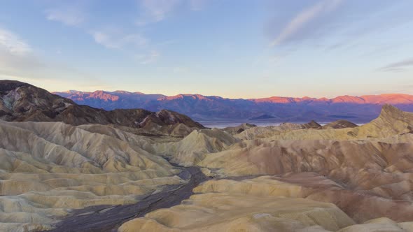 Zabriskie Point at Sunrise, Death Valley National Park, California, USA alt