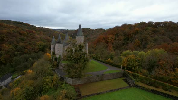Bourscheid Castle is located near the village of Bourscheid in the north of Luxembourg. It is a medi alt