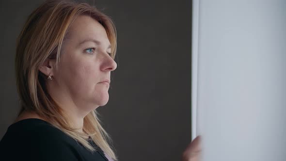 Depressed Worried Beautiful Young Woman Feeling Nervous Upset About Problem alt