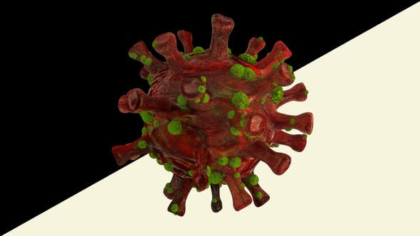 Red Virus Particle alt