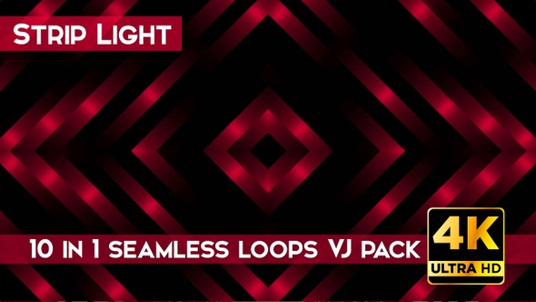 Strip Light VJ Loops Pack