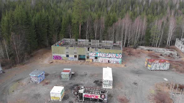 Urban Warfare Facility Airsoft and Paintball Destination Aerial Reveal alt