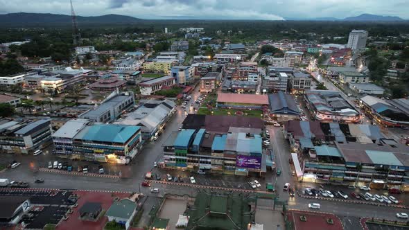 The Towns of Sarawak, Borneo, Malaysia alt