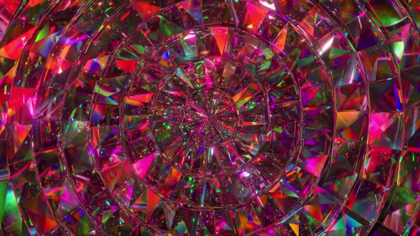 Abstract Diamond Circular Mosaic Moves in Wave Motions alt