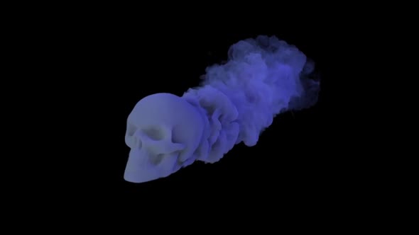 Skull Tail Of Smoke