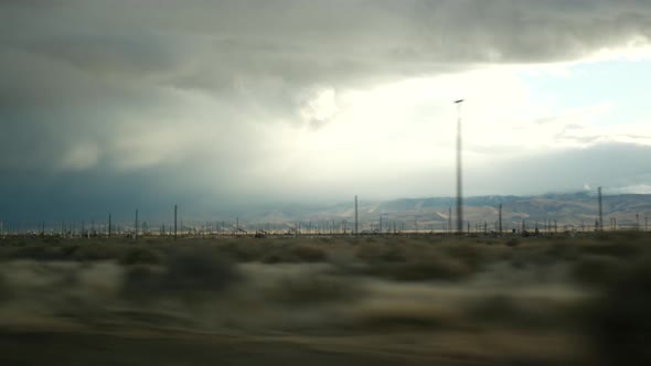 Driving Auto Road Trip in California USA View From Car alt