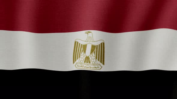 The National Flag of Egypt