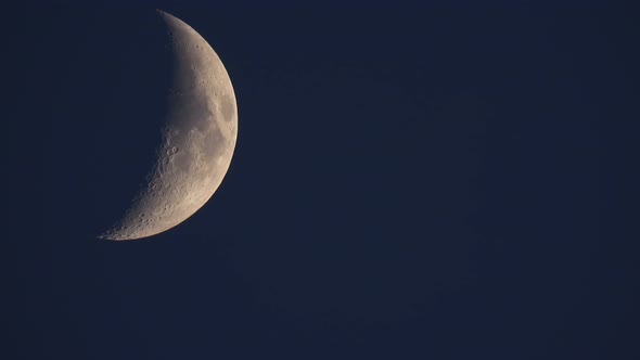 Moon. Astronomical background. Night sky.