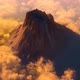 Volcano Above the Clouds 4k - VideoHive Item for Sale