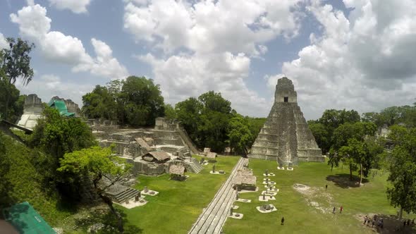 Tikal Urban Mayan Civilization Ruins in Guatemala