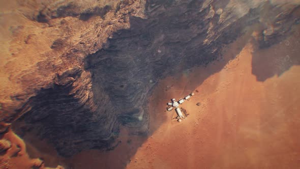 Mars Base Aerial Shot