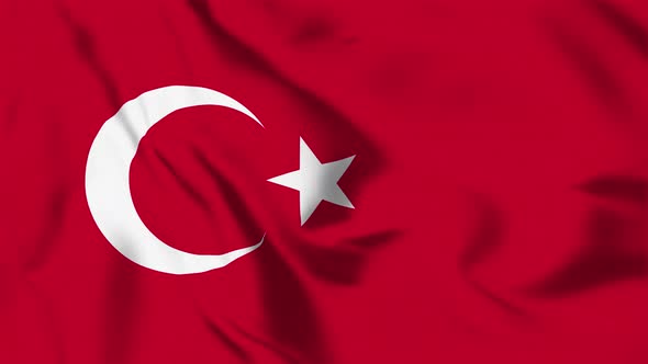 4K Turkey Flag - Loopable alt
