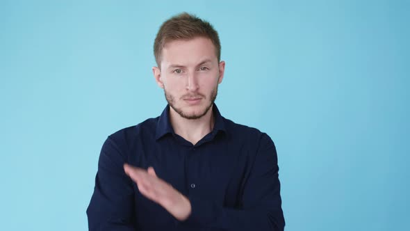 Rejection Expression Protest Sign Man Crossed Arms alt