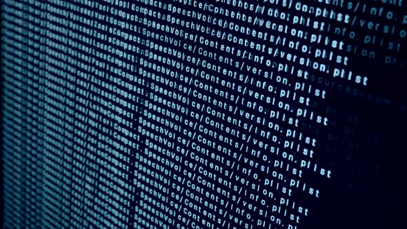 Big Data File Searching Process Blue alt