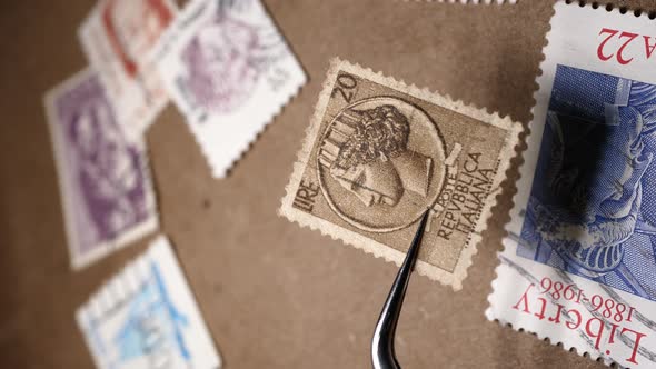 Old Postal Stamp ( VERTICAL VIDEO ) 