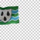 Worcestershire City Flag (UK) on Flagpole with Alpha Channel - 4K - VideoHive Item for Sale