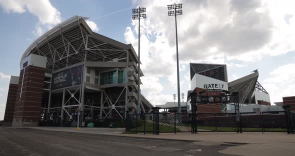 Cardinal Stadium at the University of Louisville in Kentucky with time lapse video. alt