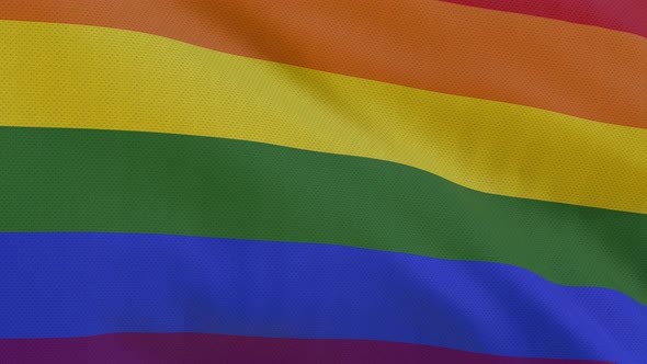 LGBT Rainbow Flag 4K Seamless Flag alt