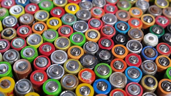 Harmful effects of batteries on the nature of the planet Earth. alt