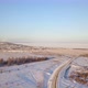 Car On Winter Country Road - VideoHive Item for Sale
