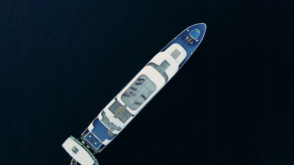 Woman on Luxury Private Yacht in Maldives Ocean alt